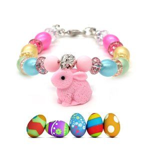 Bracelet with Spring time and Easter theme.